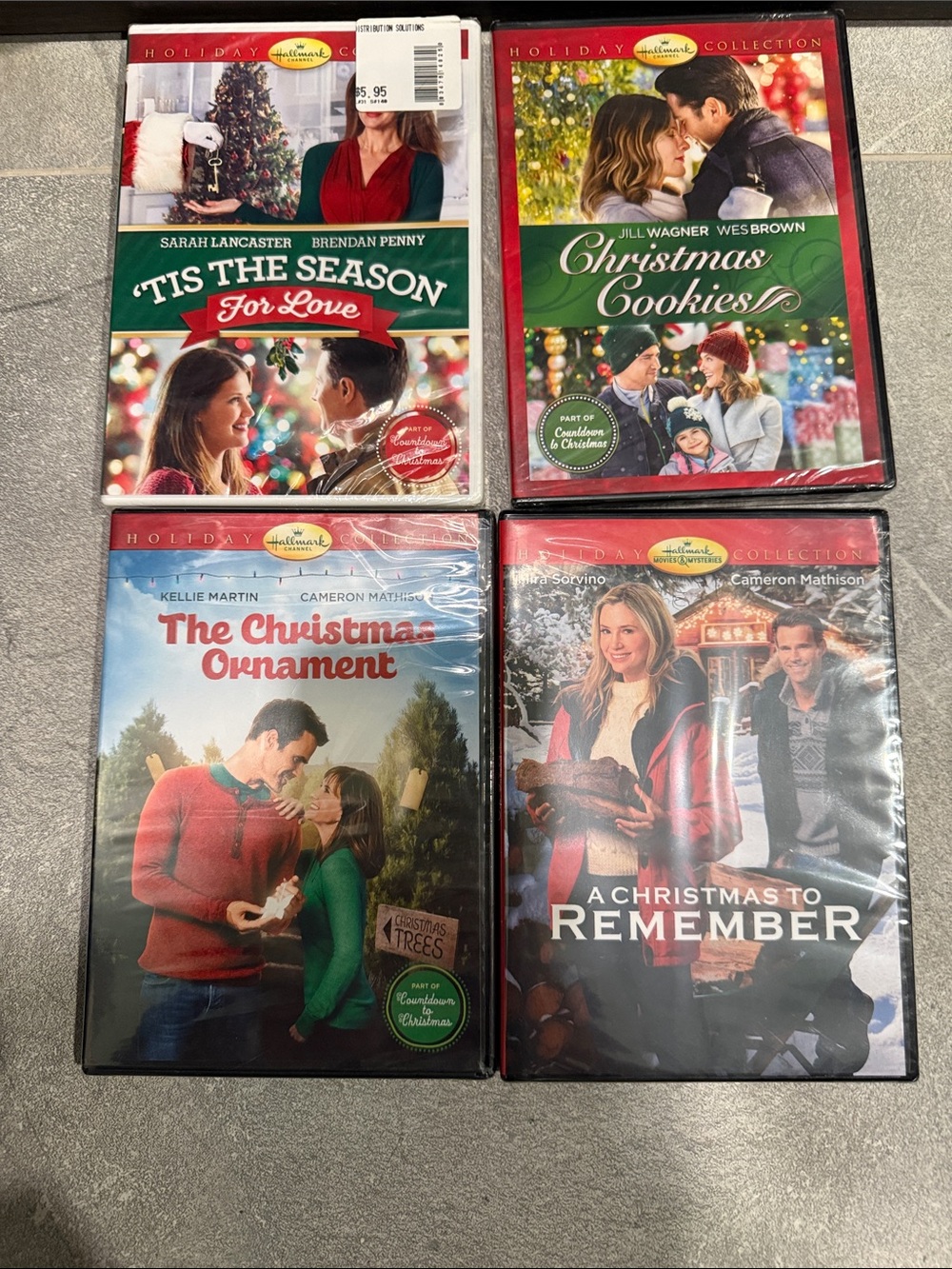 Hallmark Holiday DVD Set with Red & Green Covers